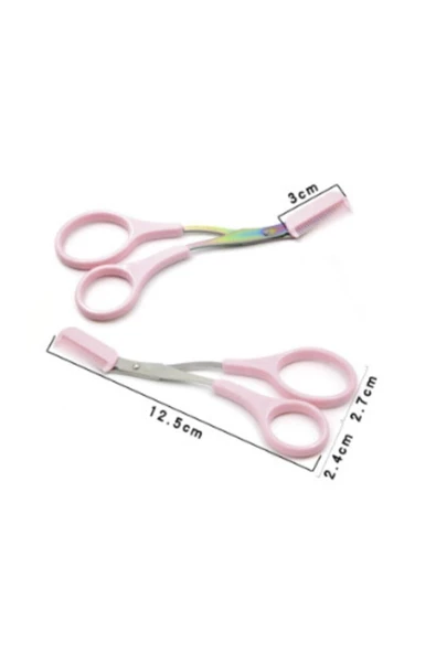 Pazariz Taraklı Kaş Makası Kaş Düzeltme Makası Mucize Pratik Ürün - 3