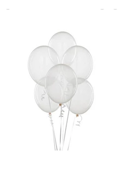 Pazariz 20 Adet Şeffaf Balon