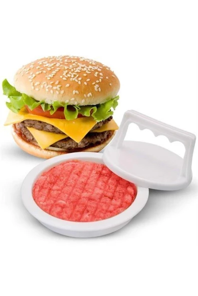 Pazariz Hamburger Press Ve Köfte Kalıbı 12 Adet Hamburger Köfte Şekillendirici Hamburger Yapma Apara - 2