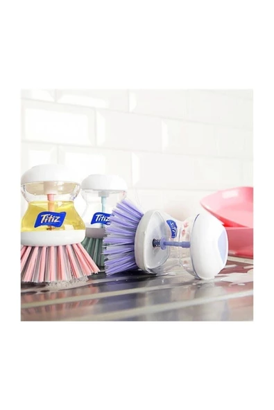 Pazariz Deterjan Hazneli Bulaşık Fırçası - Titiz - 3