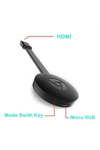 Pazariz Wecast Chromecast 2 Siyah Görüntü, Ses Aktarıcı - 2