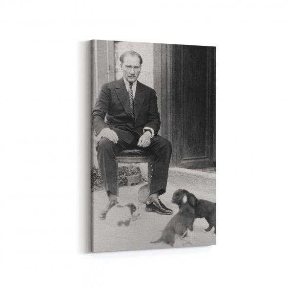 Olla 12418 Mustafa Kemal Atatürk Dikey Kanvas Tablo