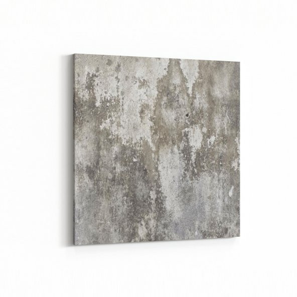 Olla 12434 Beton Görseli Kare Kanvas Tablo
