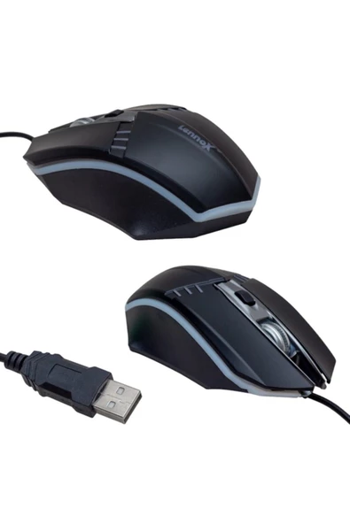 Pazariz Lennox Lx-a3 Rgb Kablolu Gaming Oyuncu Mouse - 2