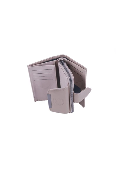 Pazariz Unisex Bej Püsküllü Cüzdan - Resim 3