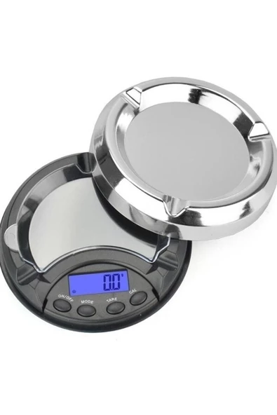Pazariz Kültabla Dijital Terazi 200 Gram 0.01 Hassasiyet Küllük Terazi Kül tablası Hassas Terazi ürün görseli