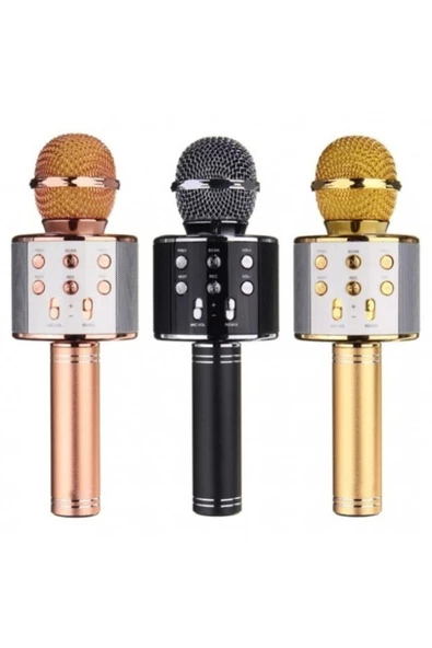 Pazariz Karaoke Mikrofonlu Hoparlör - Acl858 - Siyah - 3
