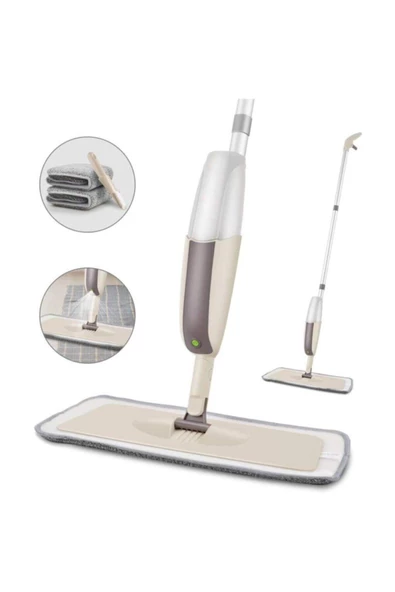 Pazariz Fırsat Ayı Tablet Magic Flat Mop Yer Duvar Silme Microfiber Paspas