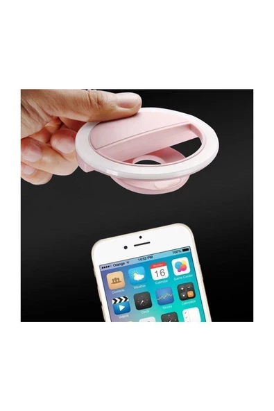 Pazariz Şarjlı Led Selfie Işığı Led Light Halka Telefon Işığı 36 Led 3 Kademeli - Resim 3
