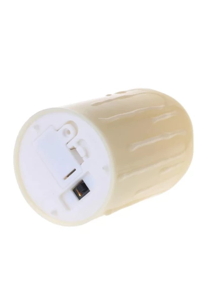 Pazariz Alevli Led Mum Hareketli Alev Görünümlü Dekoratif Mum - 3lü Set- - Resim 3