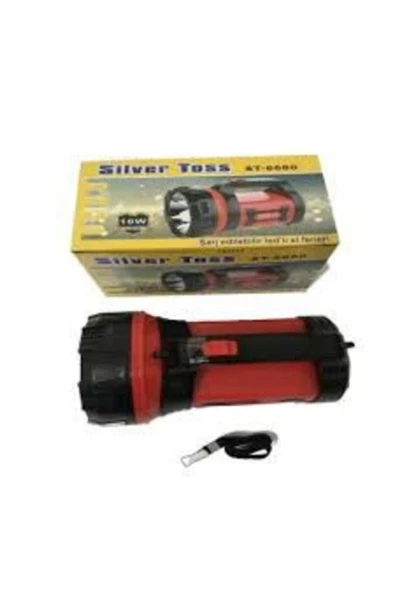 Pazariz Projektör El Feneri + Işıldak Kamp 15watt Silver Toss St-6680 - 3