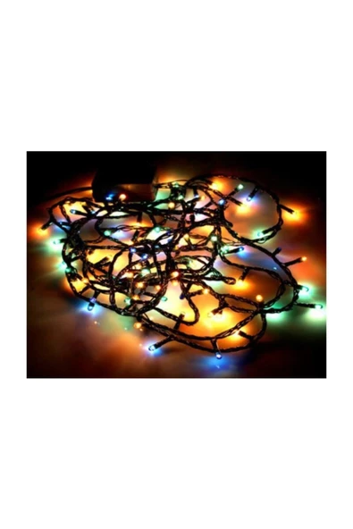 Pazariz 100 Ledli Renkli Yılbaşı Ağacı Işığı Led Ampül - Resim 3