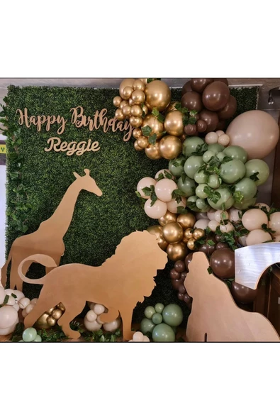 Pazariz Krom Gold Çikolata Kahve Okaliptus Ve Sütlü Kahve Balon Zinciri 100 Adet