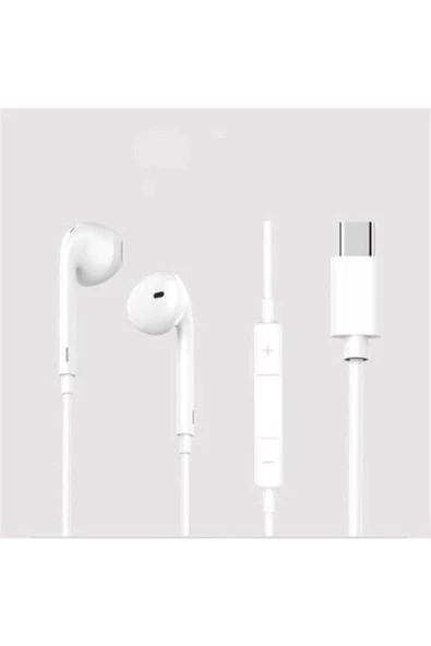 Pazariz Unisex Beyaz Kablolu Kulakiçi Kulaklık Type-c - 2