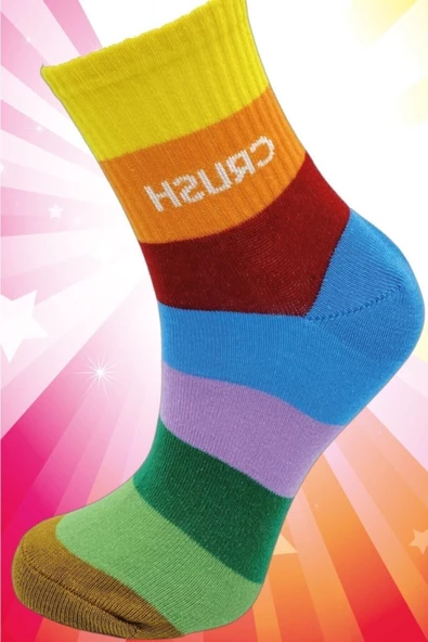 Pazariz Kadın Patik Çorap Tekli %100 Pamuk Renk-renk Çeşit-çeşit - Resim 3