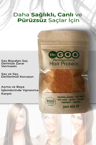 Pazariz Saç Bakım Proteini / Hair Protein - Saç Açma Ve Boya da Yıpranmalara Karşı Özel Ürün 50gr - 3