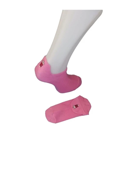 Pazariz Emojili Çorap Pembe 5li ürün görseli 1