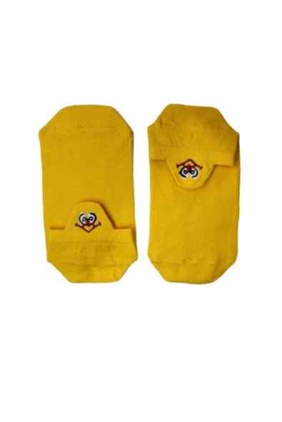 Pazariz Emojili Çorap Sarı 5 Li ürün görseli 1