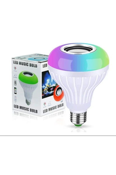 Pazariz Music Bulb Bluetooth Hoparlör Akıllı Led Ampul & - 2