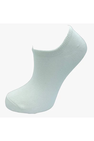 Pazariz Unisex Beyaz Patik Çorap 10 Adet ürün görseli 1
