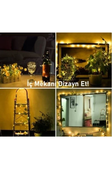 Pazariz 5 Metre Peri Led Gün Işığı Pilli - Resim 2