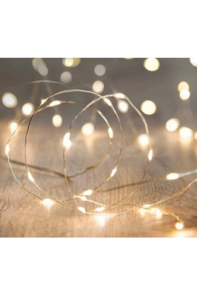 Pazariz 10 Metre 100 Ledli Peri Led Gün Işığı Pilli - Resim 2