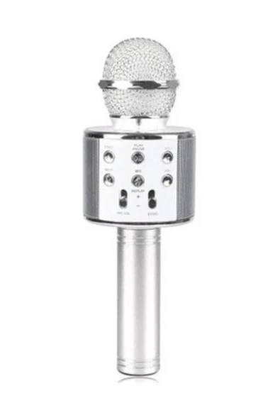 Pazariz Evr Krk 02 Karaoke Mikrofon Silver - 1