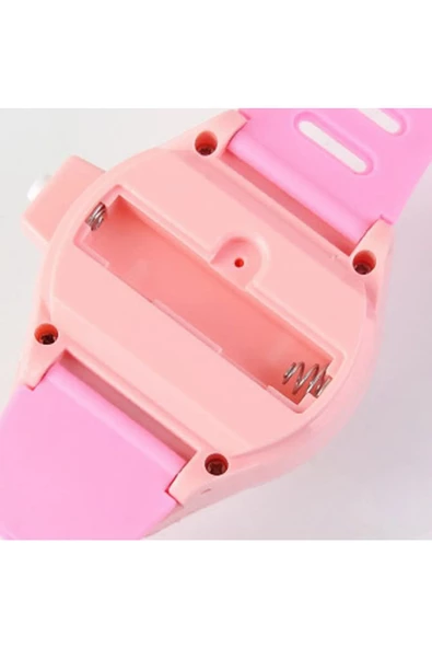 Pazariz Uzak Kumandalı Araba Oyuncak Işıklı Şarjlı Kol Saati Tipi Sevimli RC Araba Pembe - 3
