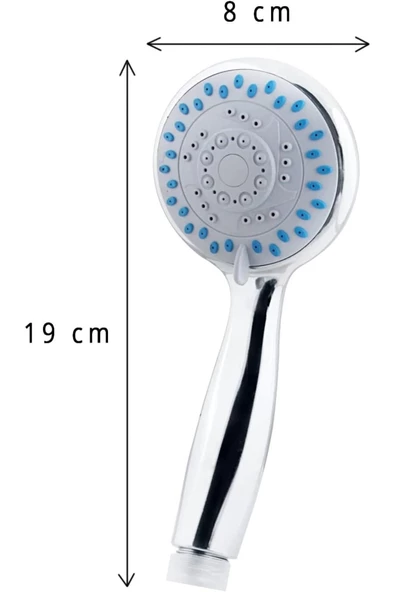 Pazariz Kupp Bella 3 Fonksiyonlu El Duşu Duş Başlığı Banyo Dusu Tepe Duş Başlığı - Resim 2