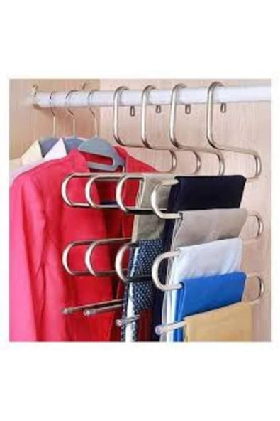 Pazariz Gri Metal Pantolon Askısı Şal 5 1 Adet ürün görseli