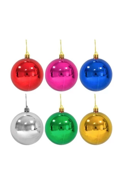 Pazariz Pazarız Yılbaşı Cici Top Ağaç Süsü 3 Cm Sarı 3 Ad - Resim 2