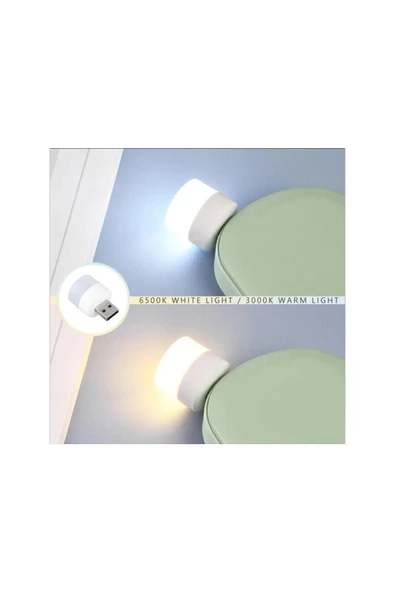 Pazariz Led Usb Işık Beyaz 1w Mini Boy - Resim 3