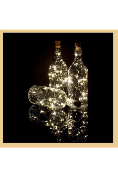 Pazariz 10 Metre Günışığı Peri Led Pilli Yılbaşı Süsü / Hediyelik - Resim 2