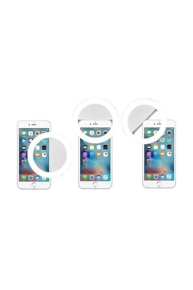Pazariz Şarjlı Led Selfie Işığı Led Light Halka Telefon Işığı 36 Led 3 Kademeli - Resim 2