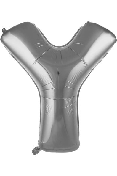 Pazariz 34 Inç 76 Cm Gümüş Folyo Harf Balon Y ürün görseli