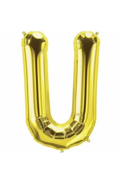 Pazariz U Harf Folyo Balon Gold 100 cm