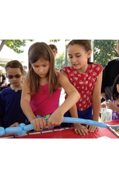 Pazariz Sosis Balon Karışık Renkli 100 Adet - Resim 3