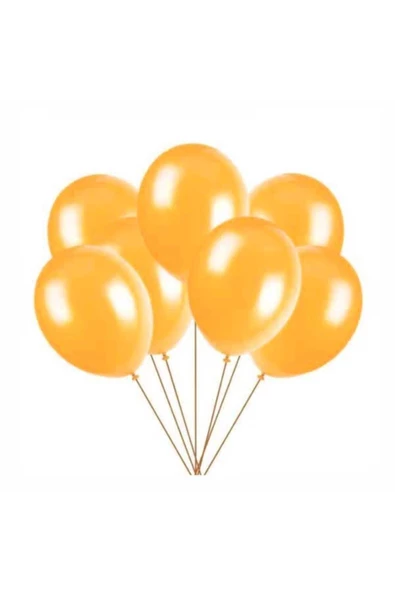 Pazariz Gold-altın Metalik Balon 100 Adet