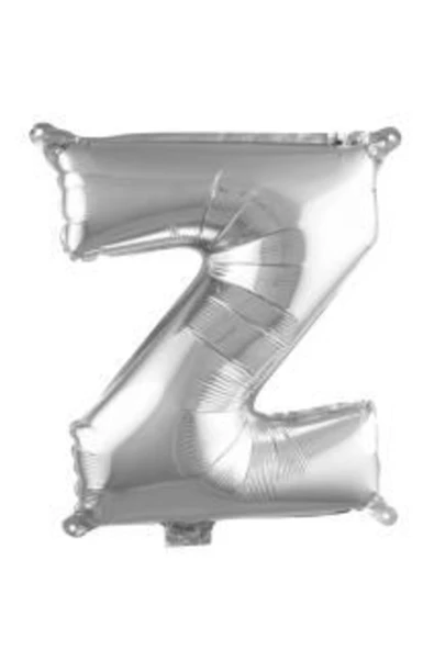 Pazariz 16 Inç 35 Cm Gümüş Folyo Harf Balon Z ürün görseli