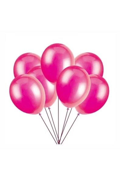Pazariz Fuşya Balon Metalik 100 Adet