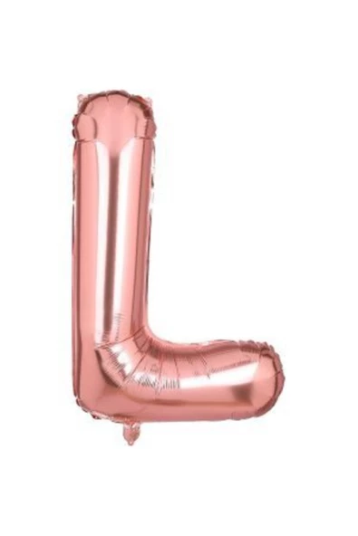 Pazariz 34 Inç 80 Cm Rose Gold Folyo Rakam Balon L