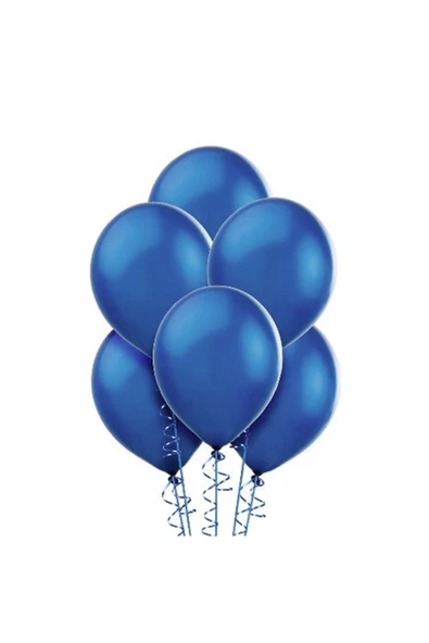 Pazariz Lacivert Metalik Balon 20 Adet