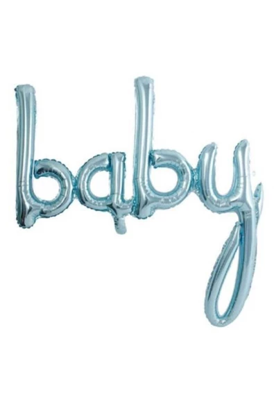 Pazariz Baby Italik Folyo Balon Bebek Mavisi