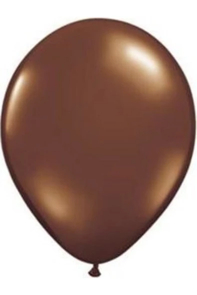 Pazariz Metalik Kahverengi Balon 10'lu Paket