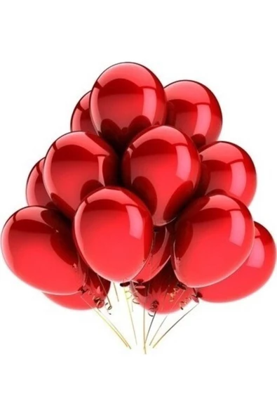Pazariz Metalik Kırmızı Balon 20'li ürün görseli 1