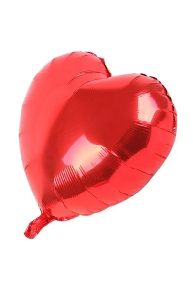 Pazariz Kalp Balon Folyo Kırmızı 40 Cm