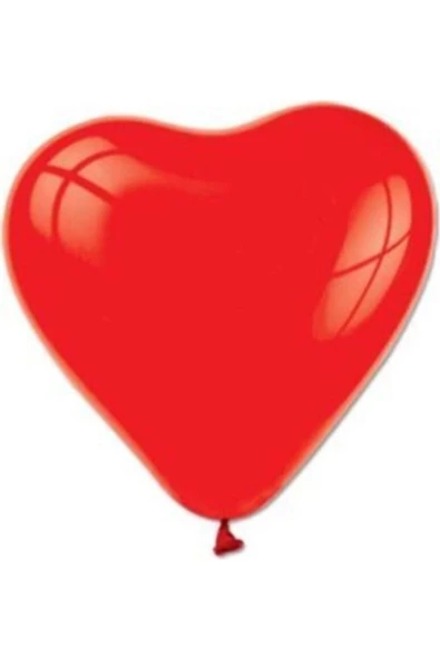 Pazariz Kalp Balon Kırmızı 20 Adet ürün görseli