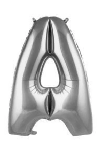 Pazariz 34 Inç 76 Cm Gümüş Folyo Harf Balon A ürün görseli