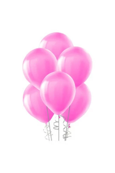 Pazariz 12 Inç Standart Boy Balon 20 Adet Pembe
