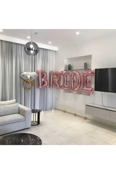 Pazariz G Harf Folyo Balon Gold Rose 76 Cm - Resim 2